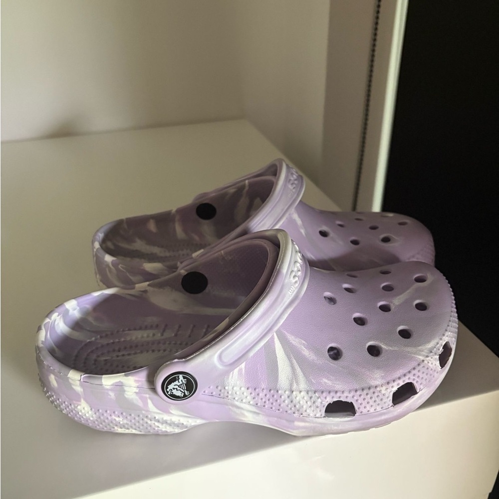 CROCS Lavender Mules & Clogs
